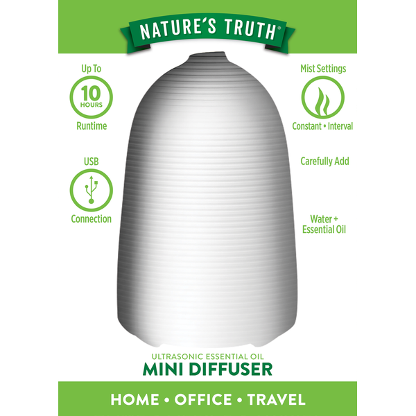 Nature's Truth Diffuser, Mini, Ultasonic Essential Oil