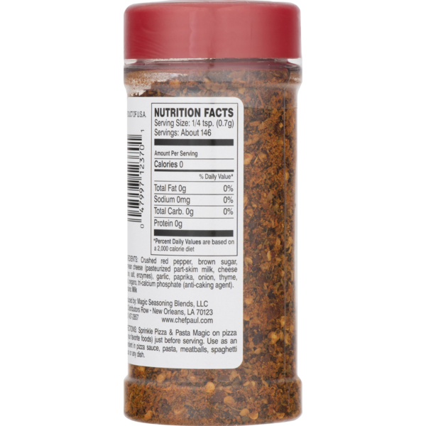 Chef Paul Prudhomme's Chef Paul Prudhomme Pizza & Pasta Magic Seasoning Blend Hot & Sweet