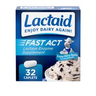 Lactaid Fast Act Lactose Intolerance Caplets, 32 T...
️