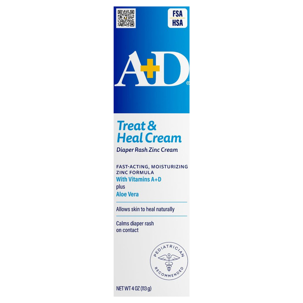 A+D Treat & Heal Diaper Rash Zinc Cream