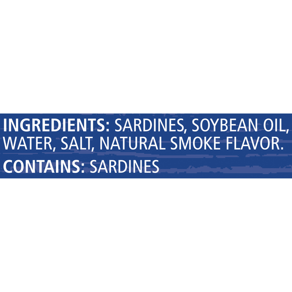 Chicken of the Sea Wild Caught Sardines in Oil Packet, Natural Smoke Flavor