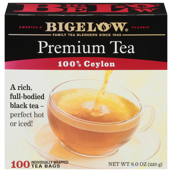 Bigelow Tea Bags 100% Ceylon Premium Tea