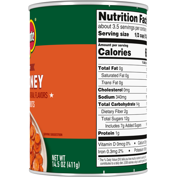 Del Monte Sliced Hot Honey Carrots