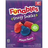 Funables Fruity Snacks Mixed Berry Flavored Snacks️