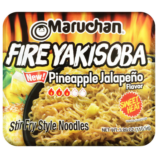 Maruchan Yakisoba Noodles, Pineapple Jalapeno, 3.89 oz