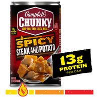Campbell's Spicy Steak and Potato Soup️