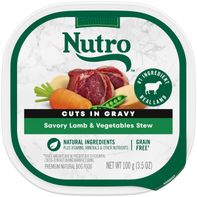 NUTRO Natural Grain Free Cuts in Gravy Savory Lamb️