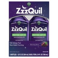 Vicks Nighttime Sleep Aid, Warming Berry Liquid️