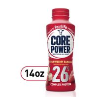 Core Power Protein Shake, Strawberry Banana, 26G B...
️