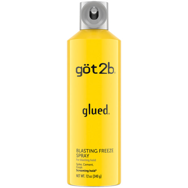 Schwarzkopf göt2b Glued Blasting Freeze Hair Spray, Extra Strong Rigid Hold for Spiked Styles,12 oz