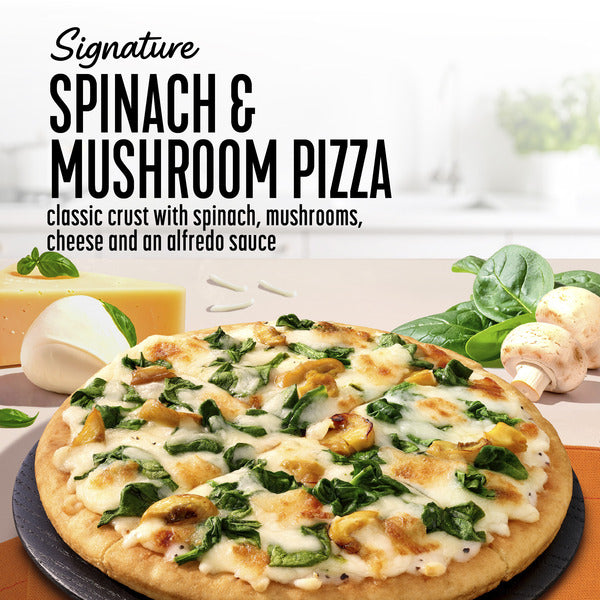 Lean Cuisine Protein Kick Spinach & Mushroom Pizza