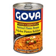Goya Refried Pinto Beans, with Chipotle️