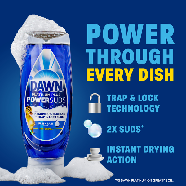 Dawn Platinum Plus Power Suds Dish Soap