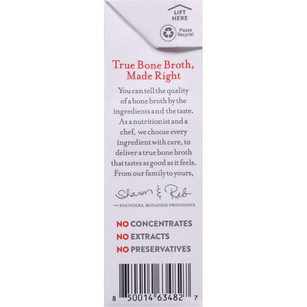 Bonafide Provisions Beef Bone Broth, Organic