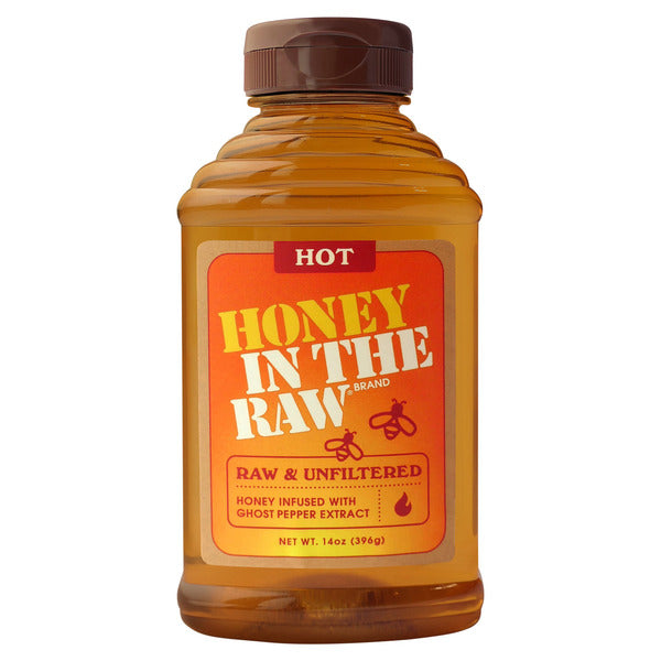 Honey In The Raw Hot Raw & Unfiltered Infused With Ghost Pepper Extract Honey