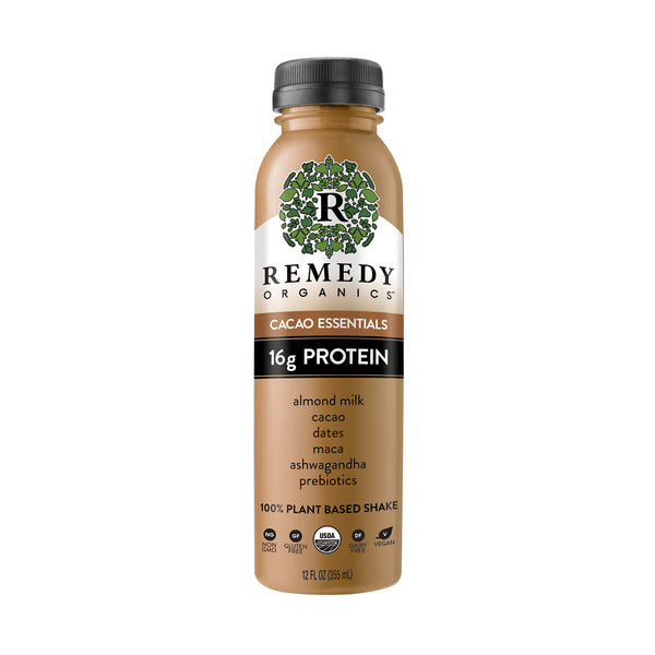 Remedy Organics Cacao Essentials Plant-Based Protein, Ready-to-Drink