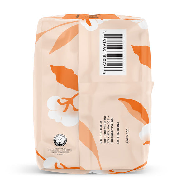 The Honey Pot Company 100% Organic Cotton Comfort Cover Overnight Pads