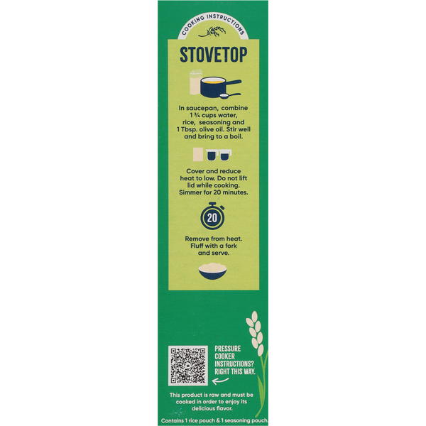 Lundberg Family Farms Organic Cilantro Lime Rice & Seasoning Mix