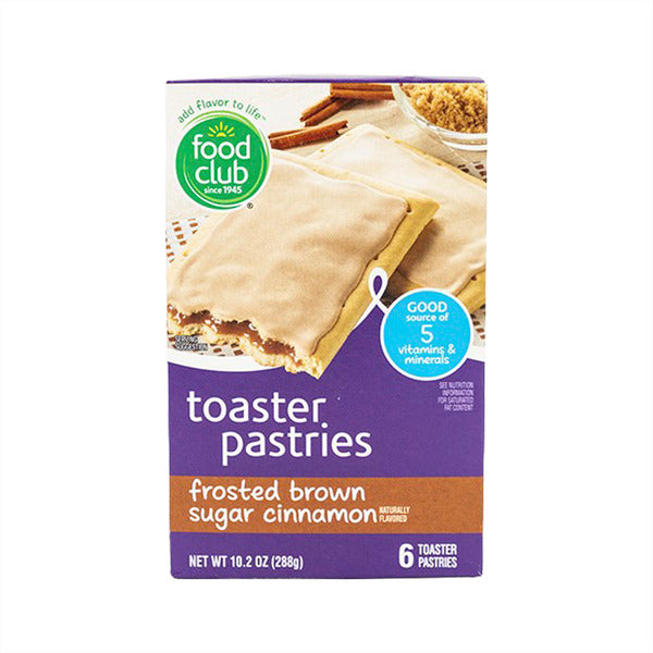 Food Club Frosted Brown Sugar Cinnamon Toaster Pastries