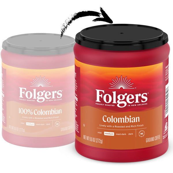 Folgers Colombian Ground Coffee, Medium Roast