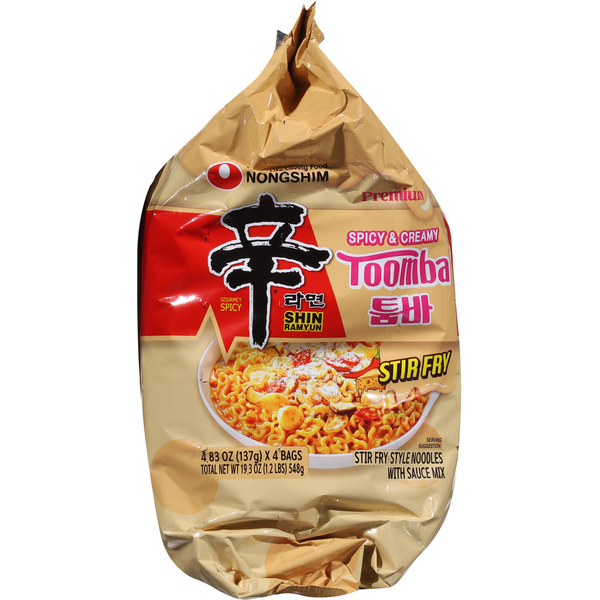 Nongshim Stir Fry Style Noodles with Sauce Mix