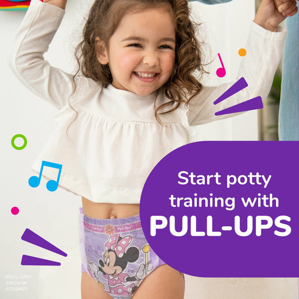 Pull-Ups Girls' Potty Training Pants, 2T-3T (16-34 lbs)