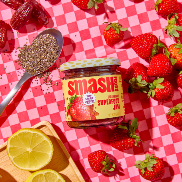 Smash Foods Strawberry Superfood Fruit Spread