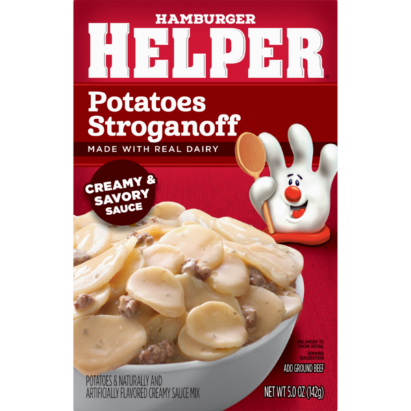 Hamburger Helper Potatoes Stroganoff