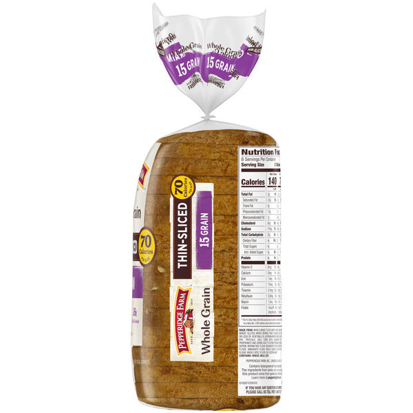 Pepperidge Farm Thin-Sliced 15 Grain Bread