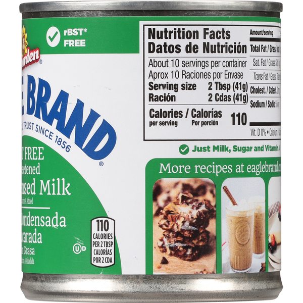 Eagle Brand Condensed Milk, Fat Free, Sweetened