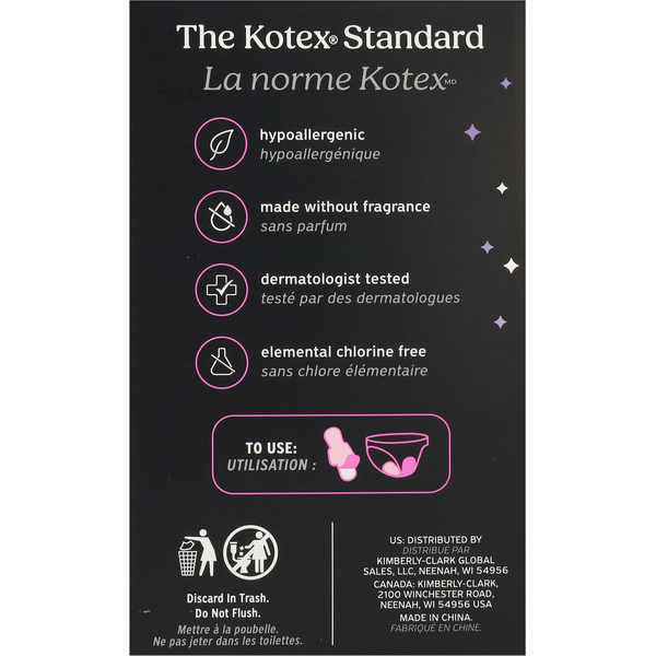 U by Kotex Ultra Thin Overnight Pads + Wings