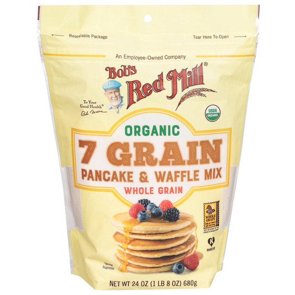 Bob's Red Mill 7 Grain Pancake & Waffle Mix, Organic