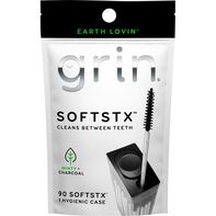Grin Oral Care FLOSSPYX Softstx, Minty + Charcoal️