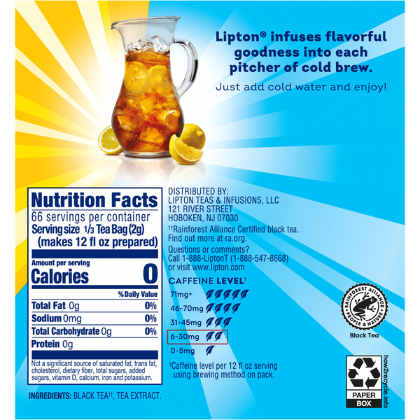 Lipton Cold Brew Tea Family Size