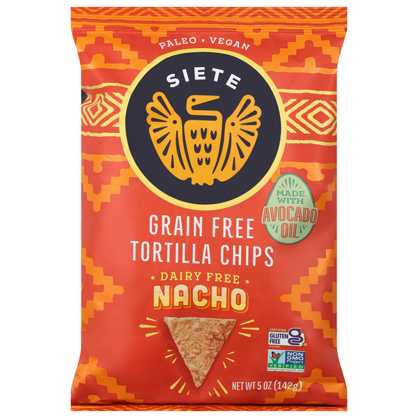 Siete Dairy Free Grain Free Nacho Tortilla Chips