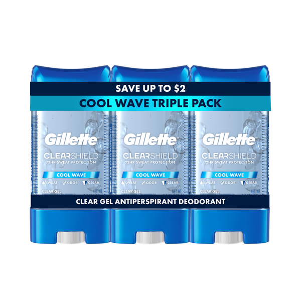 Gillette Clear Gel Antiperspirant Deodorant Cool Wave