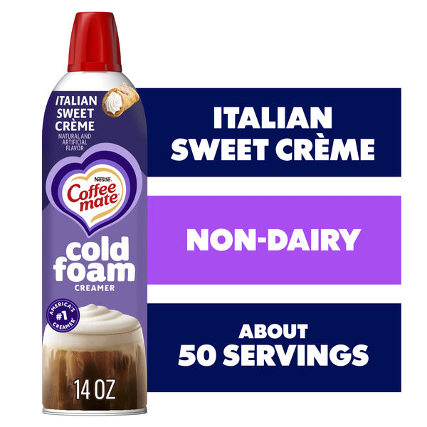 Coffee mate Italian Sweet Crème Flavored Cold Foam Creamer