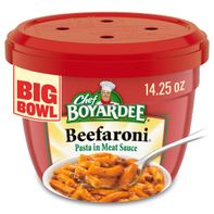 Chef Boyardee Beefaroni in Meat Sauce, Mircowavabl...
️