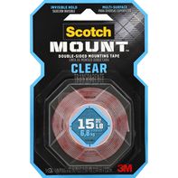Scotch Mount Double-Sided Mounting Tape, Clear️