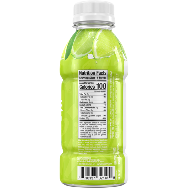 RYSE Zero Sugar Key Lime Pie Clear Protein