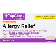 TopCare Allergy Relief, Non-Drowsy, 180 mg, Tablet...
️