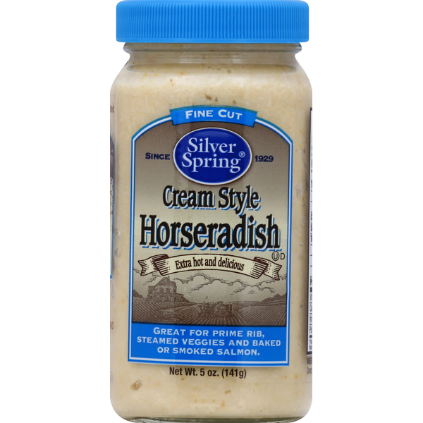 Silver Spring Horseradish, Creamy Style, Fine Cut