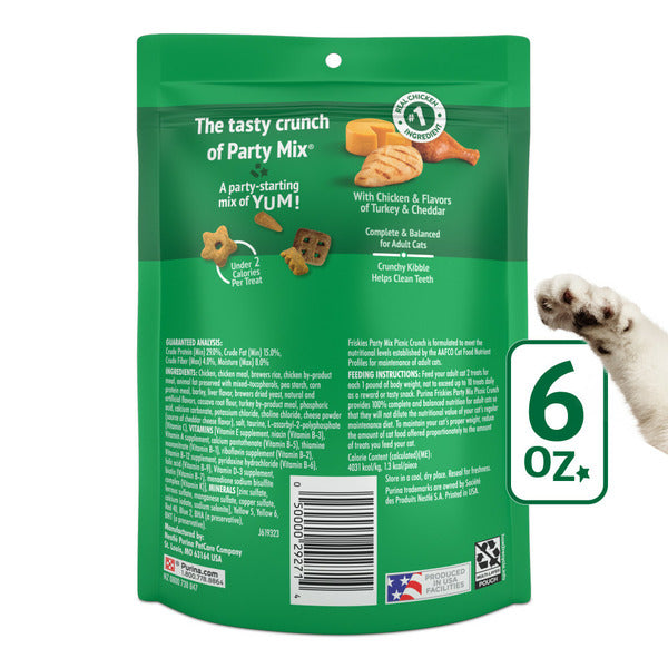 Purina Friskies Cat Treats, Party Mix Picnic Crunch