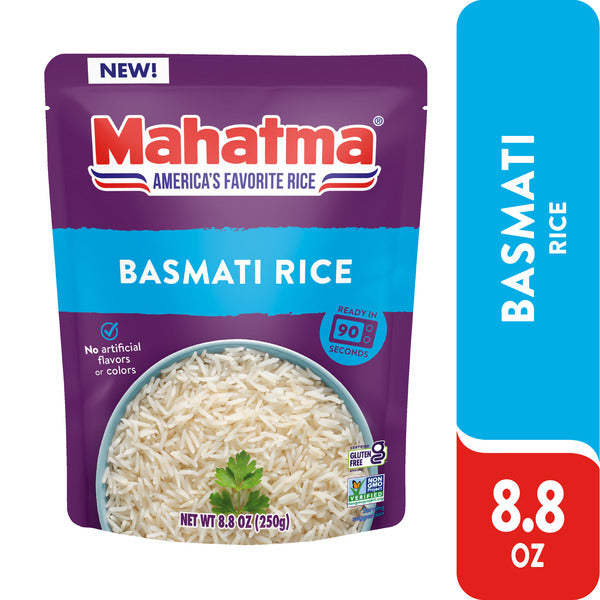 Mahatma Basmati Rice, Gluten Free Rice, Microwaveable Rice
