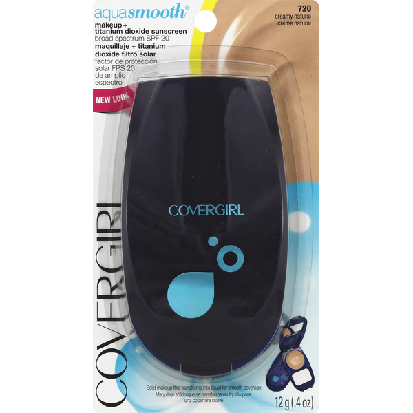COVERGIRL Makeup, + Titanium Dioxide Sunscreen, Creamy Natural 720