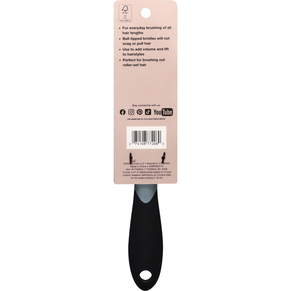Conair Velvet Touch Hairbrush