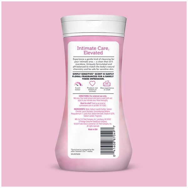 Summer's Eve Feminine Cleansing Wash, Simply Sensitive