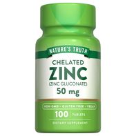 Nature's Truth Zinc Gluconate 50 mg Tablets️