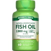 Nature's Truth Fish Oil, Natural Lemon Flavor️
