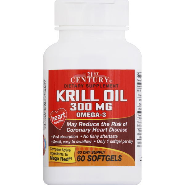 21ST Century Krill Oil, Softgels